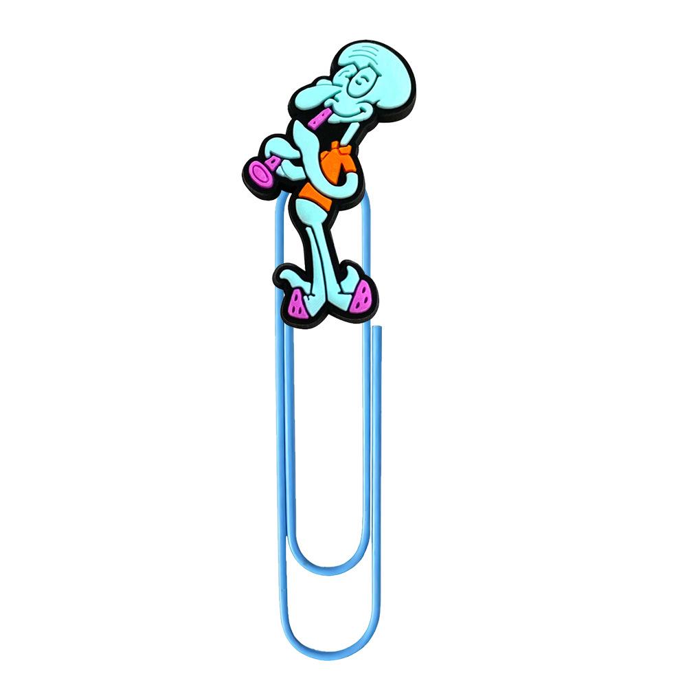 SpongeBob Paperclip Bookmarks - 32 Creative and Colorful Styles for Office or DIY, Large Size