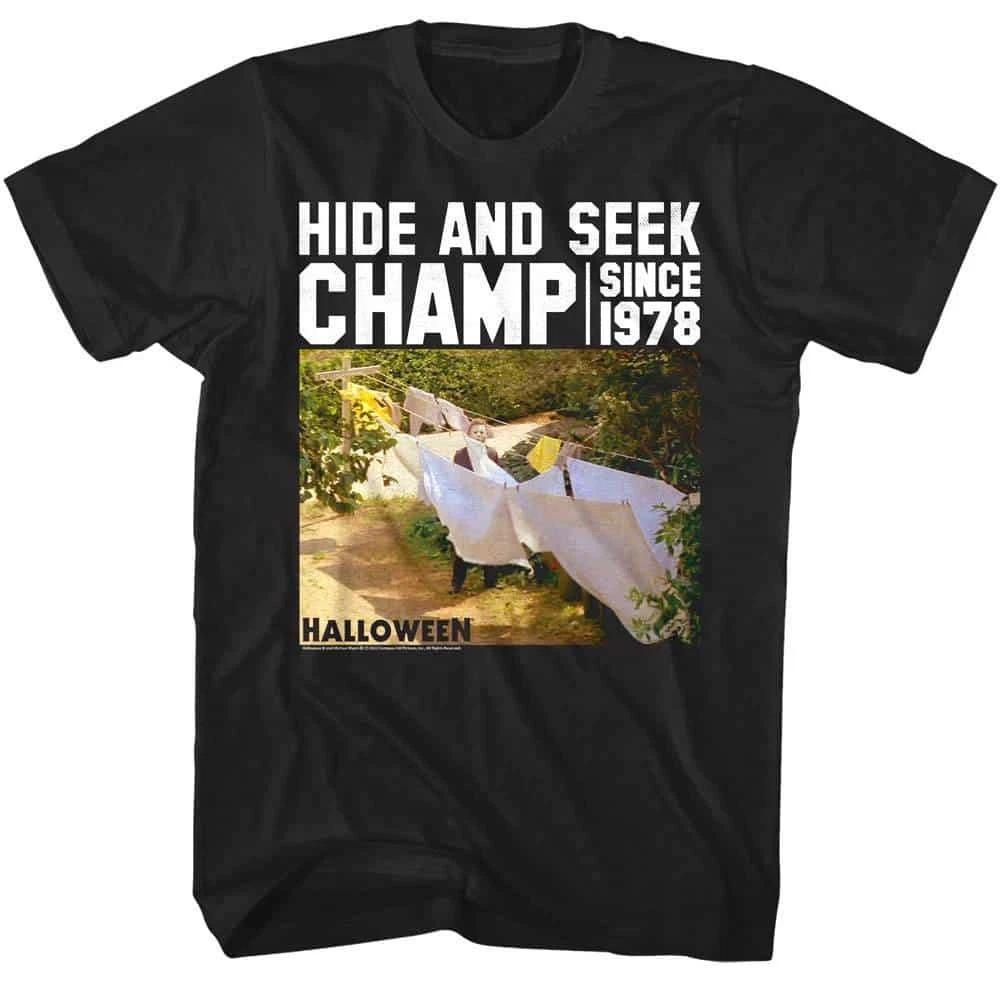 Halloween Hide & Seek Champ Laundry Men s T Shirt S