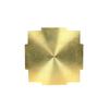 BHAKTI SHRINGAR Ottone Premium Maha Meru Shree Yantra Originale con Retro Completamente Solido