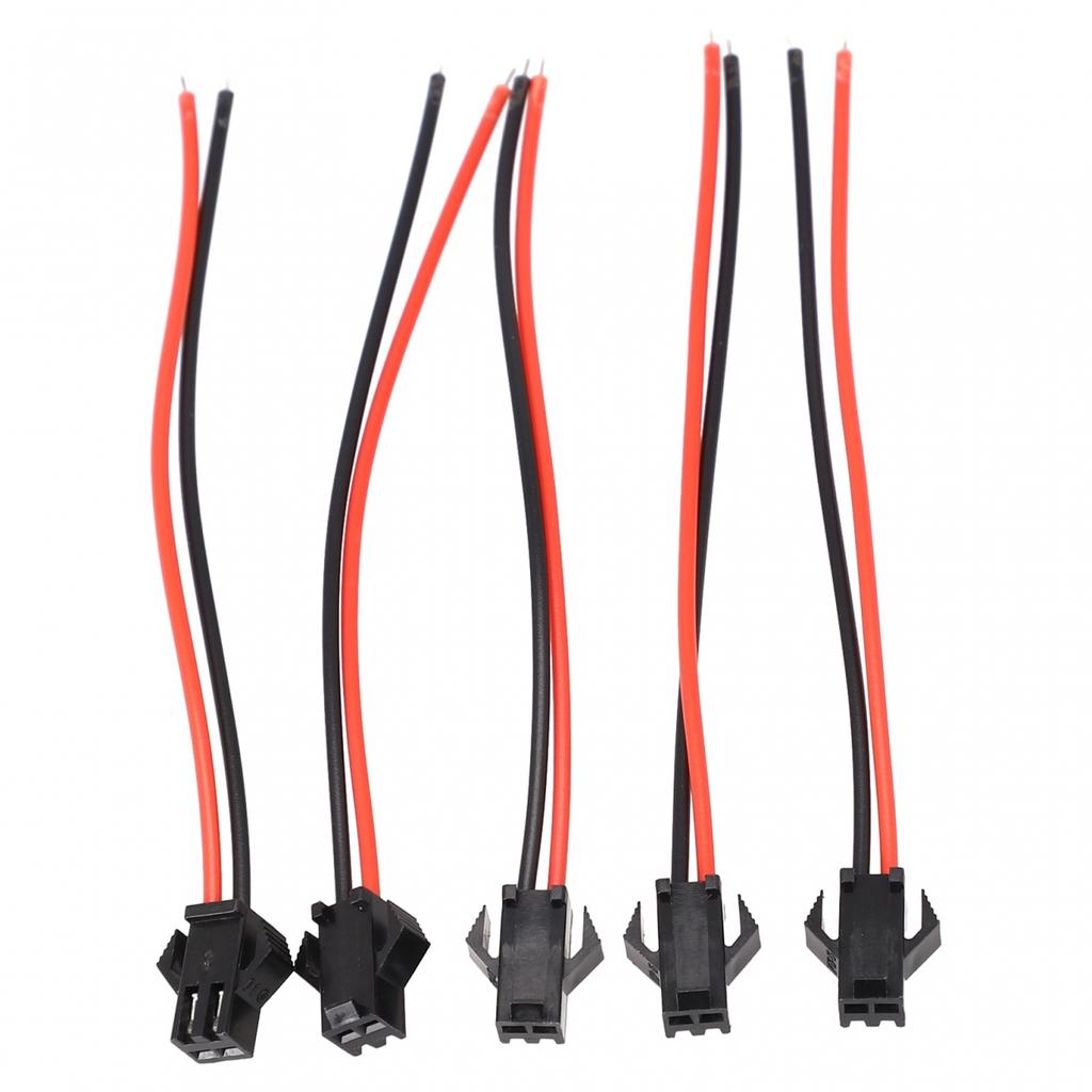 Long Lasting Durability 10PCS SM 2Pins 2P Female Male Connector Cables