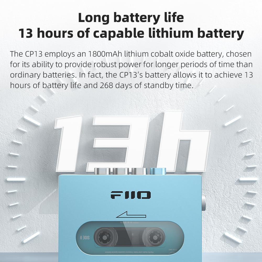 FiiO CP13 Cassette Player (Blue)