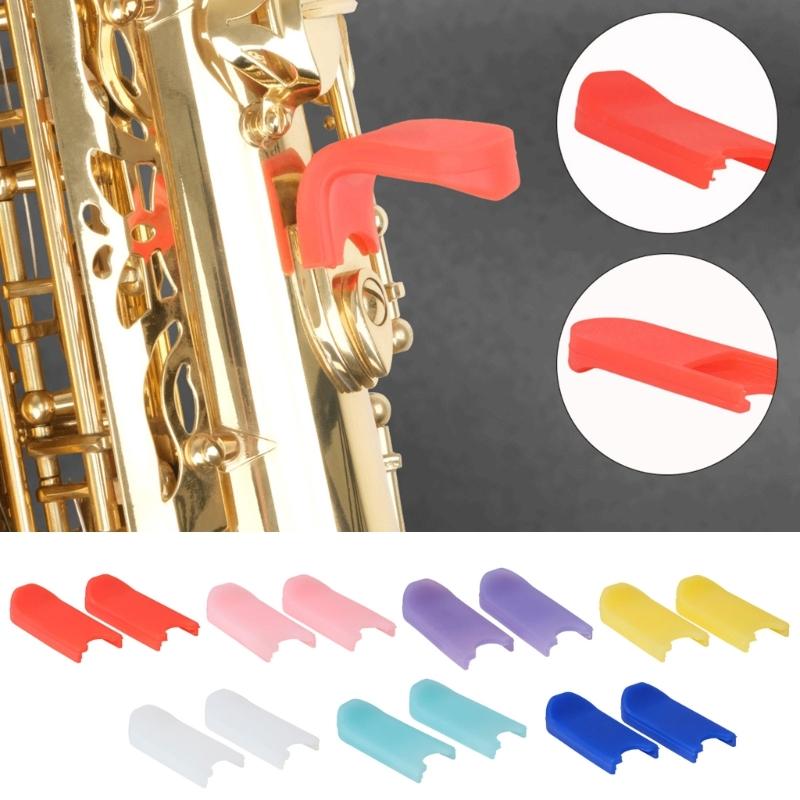 2 Pcs Saxophone Silicone Thumb Rest for Palm for Key Risers Comfortable Finger Rest Cushion Pad Instruments Accessories