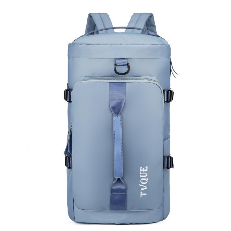 Large-capacity portable travel bag, multifunctional sports and fitness bag, dual-use dry and wet separation backpack for men and women