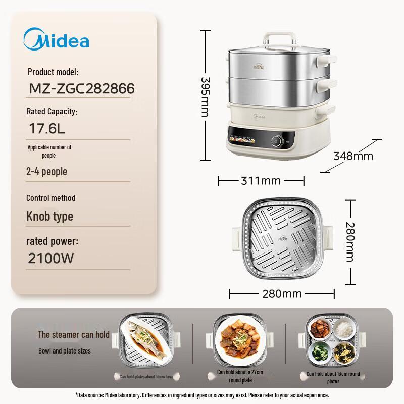 

Midea Smart Stainless Steel Multi-functional Electric Cooker