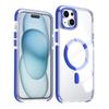 KEYSION Transparent Magnetic Case for MagSafe for iPhone 14 15 Pro Max Wireless Charging Shockproof Phone Cover for iPhone 14 15 Plus