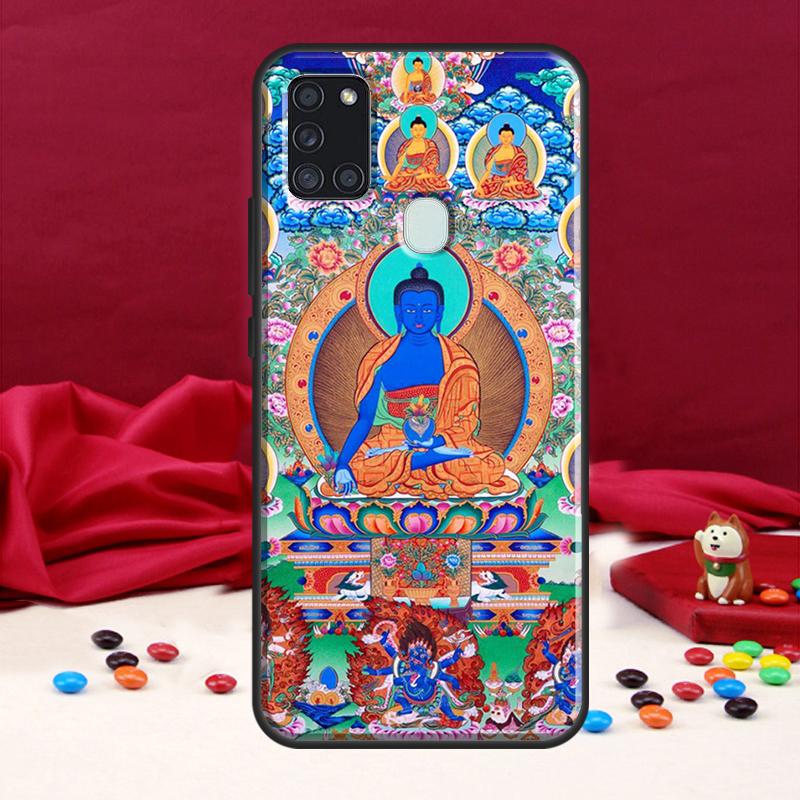 Medicine Buddha Case For Samsung Galaxy A34 A54 A14 A12 A22 A32 A52 A51 A71 A50 A53 A73 A13 Back Cover