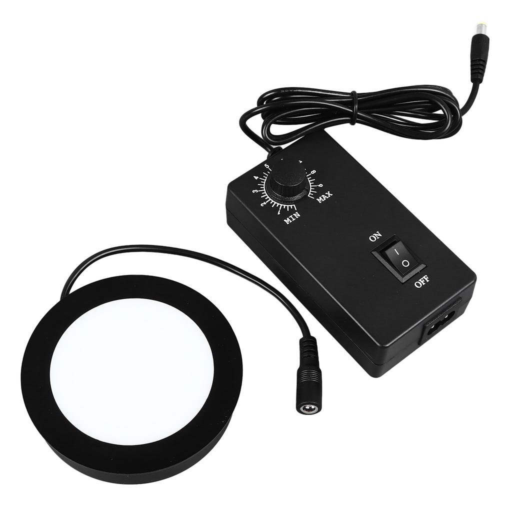 Mikroskop Unterlicht LED Einstellbare Beleuchtung Runde Lichtquelle für Labor