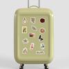 100 Retro Style Retro Stamps Graffiti Stickers Children's Stickers Water Cup Computer Waterproof Decorative Stickers