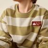 Mini Balabala Boys' Striped Long Sleeve Cotton T-Shirt