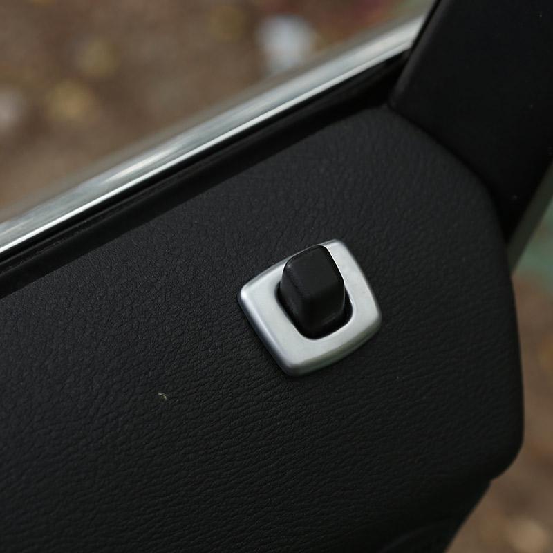 For BMW X3 E83 2006 2007 2008 2009 2010  ABS Chrome Car Door Lock Door Bolt Cover Trim Stickers Car