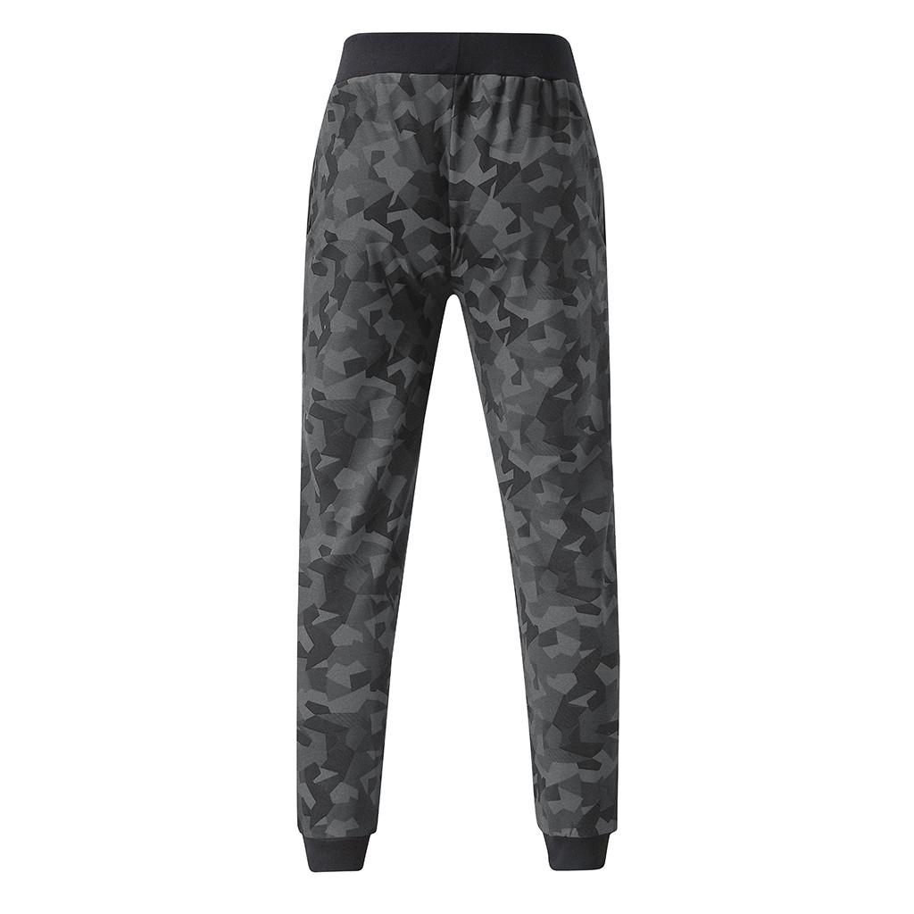 Men's  Print Zipper Sweatshirt Hooded Top Pants Sets Sports Suit Tracksuit