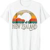 New Zealand Kiwi Vintage Bird NZ Travel Kiwis New Zealander T-Shirt Vintage Clothes Tops Graphic T Shirts Camiseta Streetwear Unisex