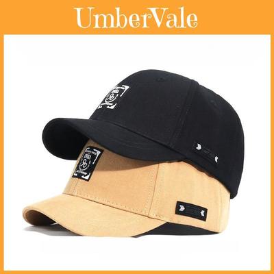 Cotton Letter Embroidery Baseball Cap With Short Brim For Men And Women 2024 Spring Fashion