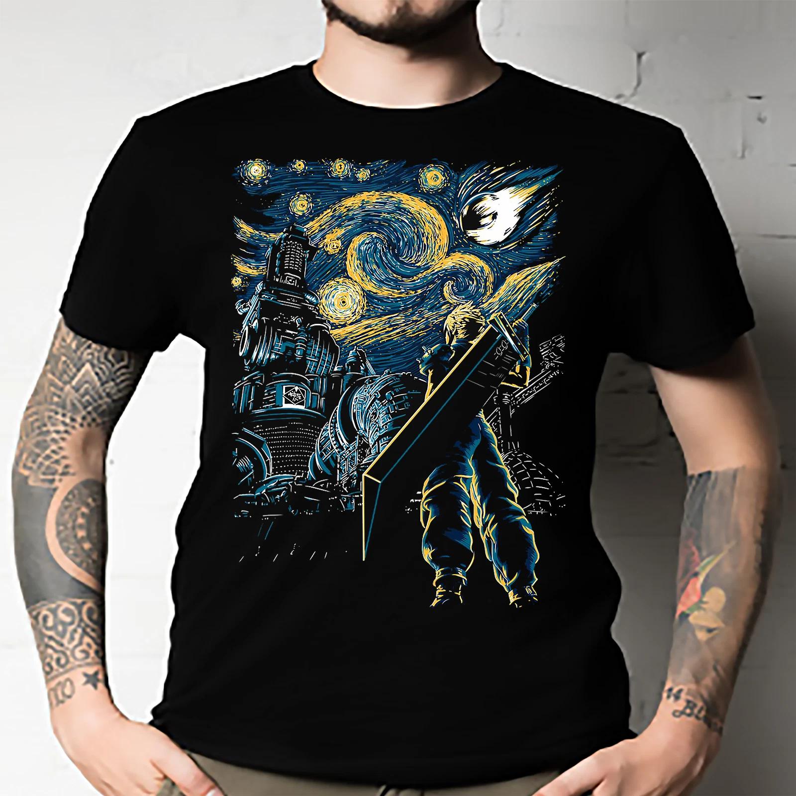 Men s and Women s T-shirts Starry Mako Reactor Graphic S
