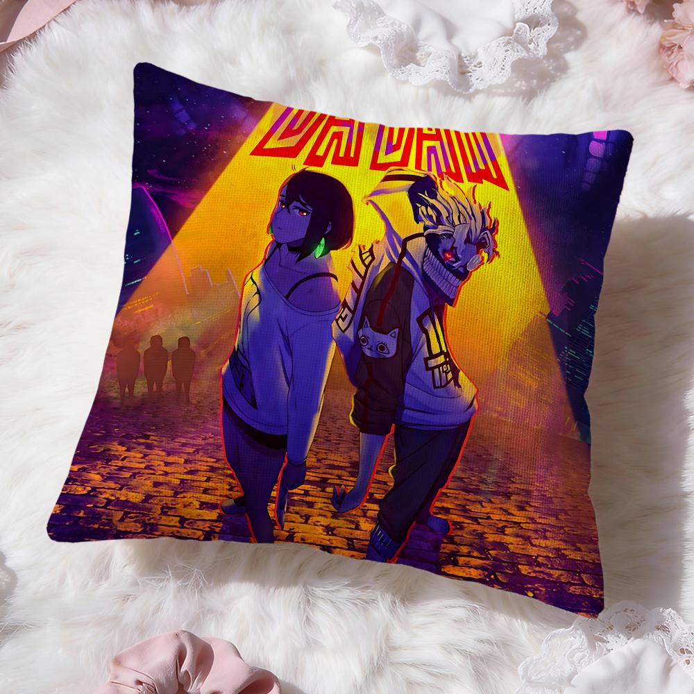 Anime D-Dandadan Cushion Cover Premium Comfort Reversible Pillow Cove -Two In One Design for Any Room & Car Interior