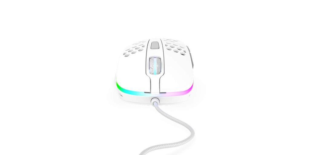 Xtrfy M4 RGB Ergonomic Gaming Mouse 701057 Right-Handed (White)