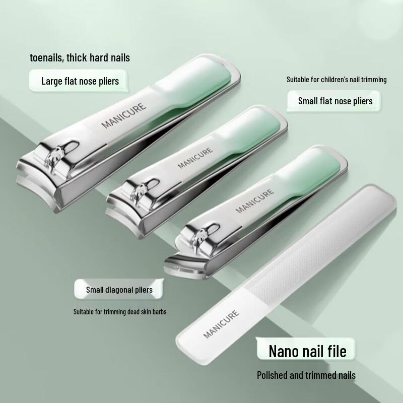 SAIJIARUI Gradient Nail Clipper Set
