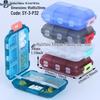 Seven-Day Pill Organizer: Morning, Noon, Night Portable Capsule Case with Large Capacity