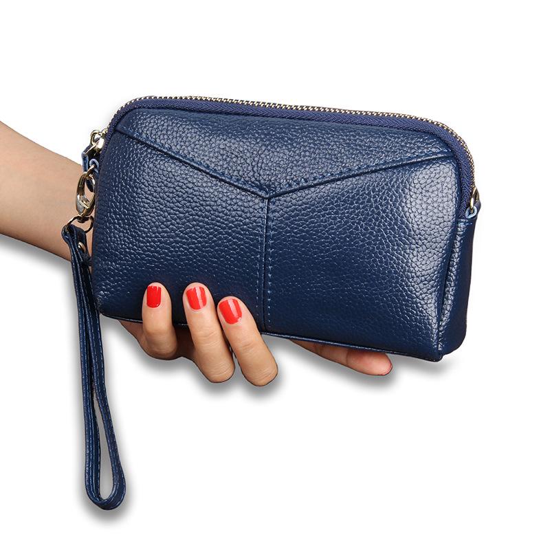 

Стильный женский клатч из натуральной кожи и сумка-браслет для телефона