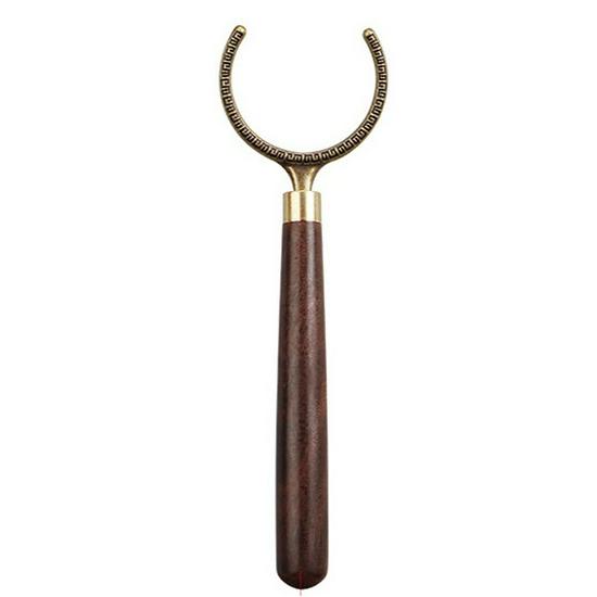 Ebony Gentlemen's 5-Piece Tea Ceremony Set: Copper Tea Tongs, Spoon, Scoop, Needle, Pick - Kung Fu Tea Accessories