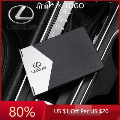 2026 Hot Interior Stickers Car Logo Credit Card Holder Cover Men Women ID Wallet For F SPORT IS250 IS200 CT200h GS300 LS43
