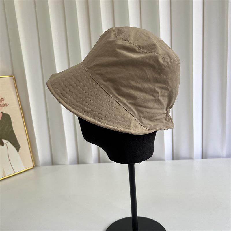 

Литература и искусство весна и лето тонкая дышащая однотонная шляпа-ведро от солнца женская для маленького лица шляпа-ведро с козырьком шляпа-тазик M (54cm-60cm) can be worn. хаки