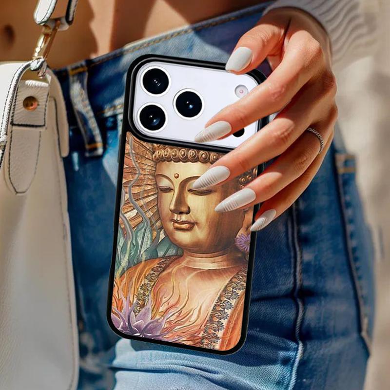 

Buddha Phone Case For iPhone 17 Air 14 15 13 12 Max Cover For Apple 14 15 16 16e 11 Pro Max Plus Coque iPhone 15pro
