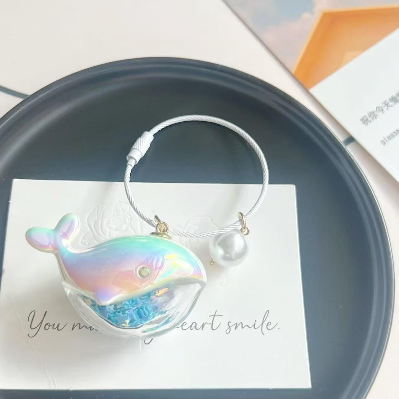 

Creative Whale Keychain Pendant - Unique Gift for Couples OPP Bag Packaging синій