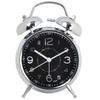 Iron Art Silent Quartz Alarm Clock for Kids Creative Glow Pointer Table Clock Fashionable Desktop Decor