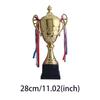 Competition Awards Trophy with Ribbon Small Trophy Model Multi-Purpose Creative Prizes Cup For Track And Field Competitions