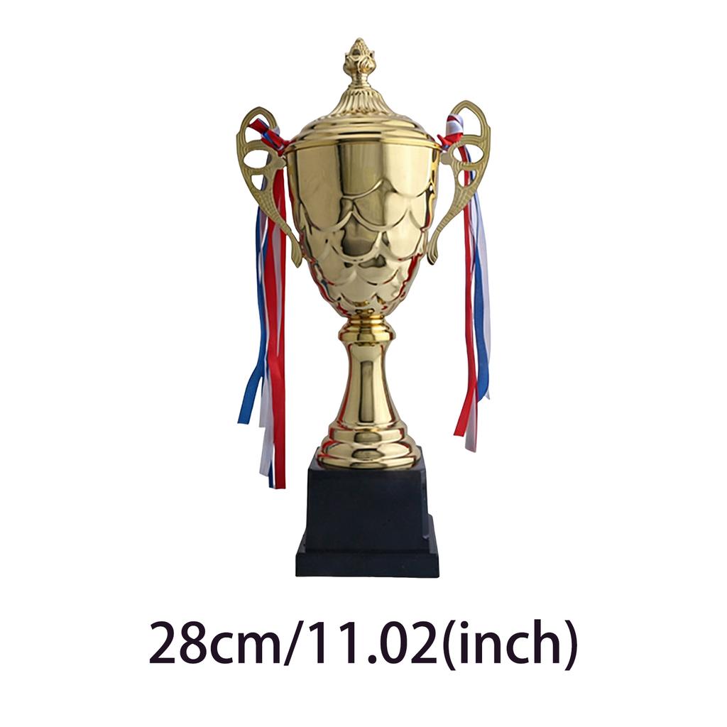 Competition Awards Trophy with Ribbon Small Trophy Model Multi-Purpose Creative Prizes Cup For Track And Field Competitions