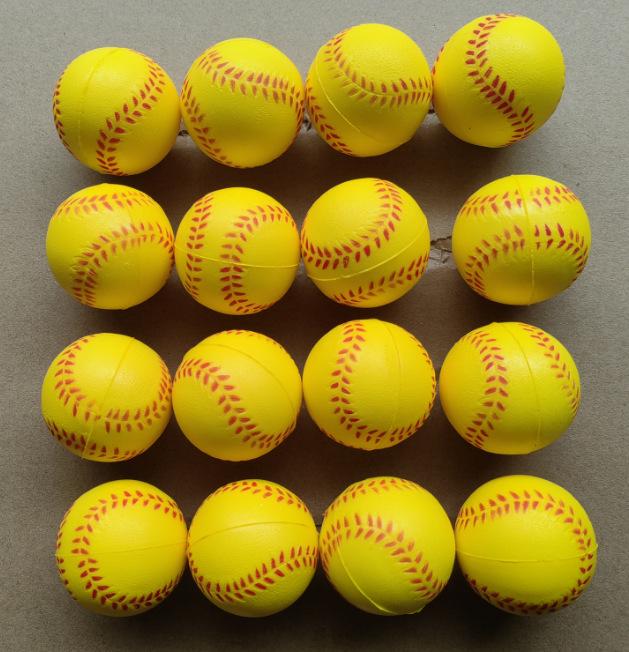 4cm Spray-Painted PU Foam Mini Rugby Ball for Stress Relief