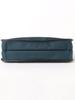 Beams Heart Men's Nylon and Leather Canvas Briefcase in Navy