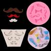 Fondant Chocolate Molds Bowtie Mustache Silicone Molds Fondant Cake Decorating Tool Candle Soap Molds Easily To Clean
