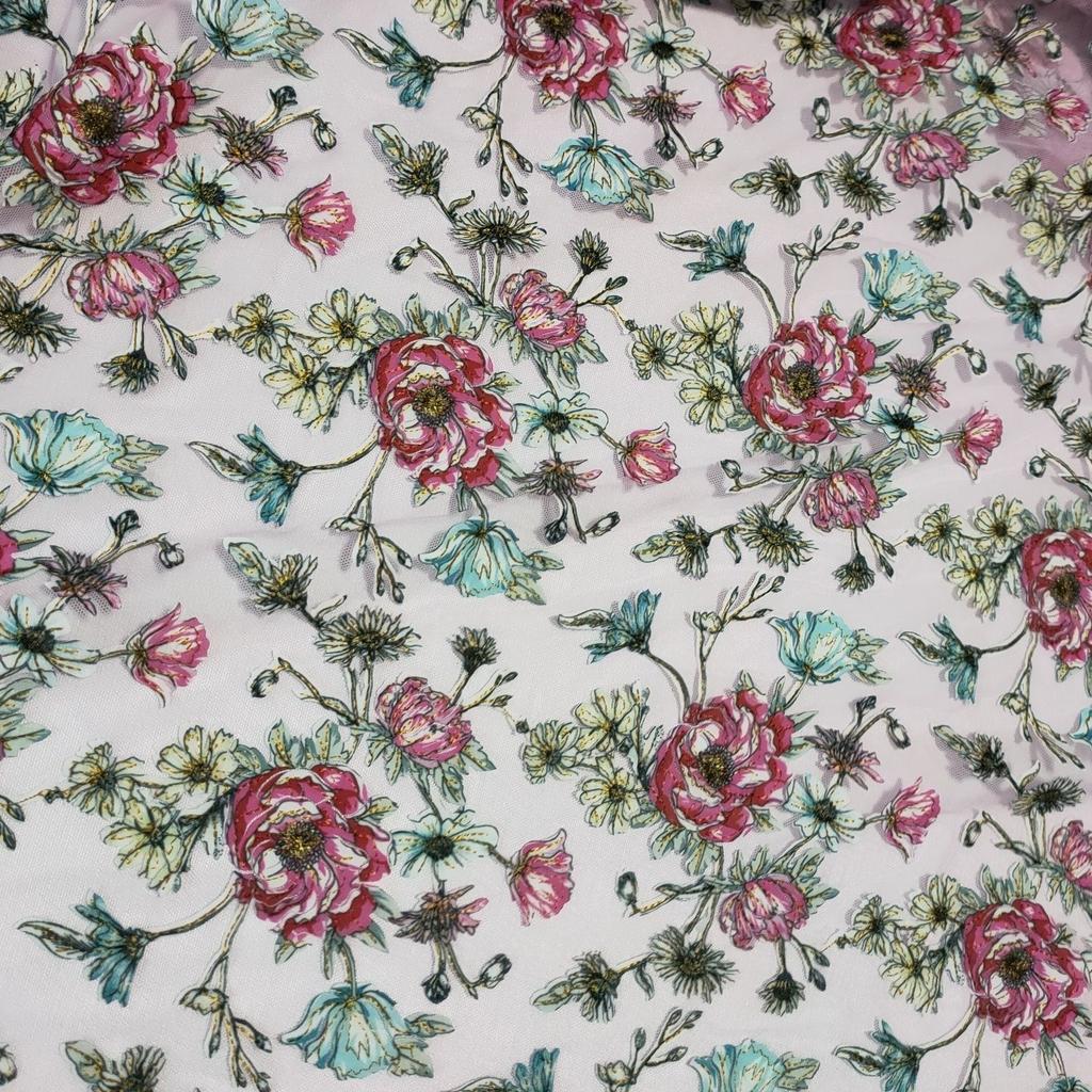 New summer high-end embroidered sequin lace fabric suitable for wedding dresses formal gowns and designer clothing fabrics
