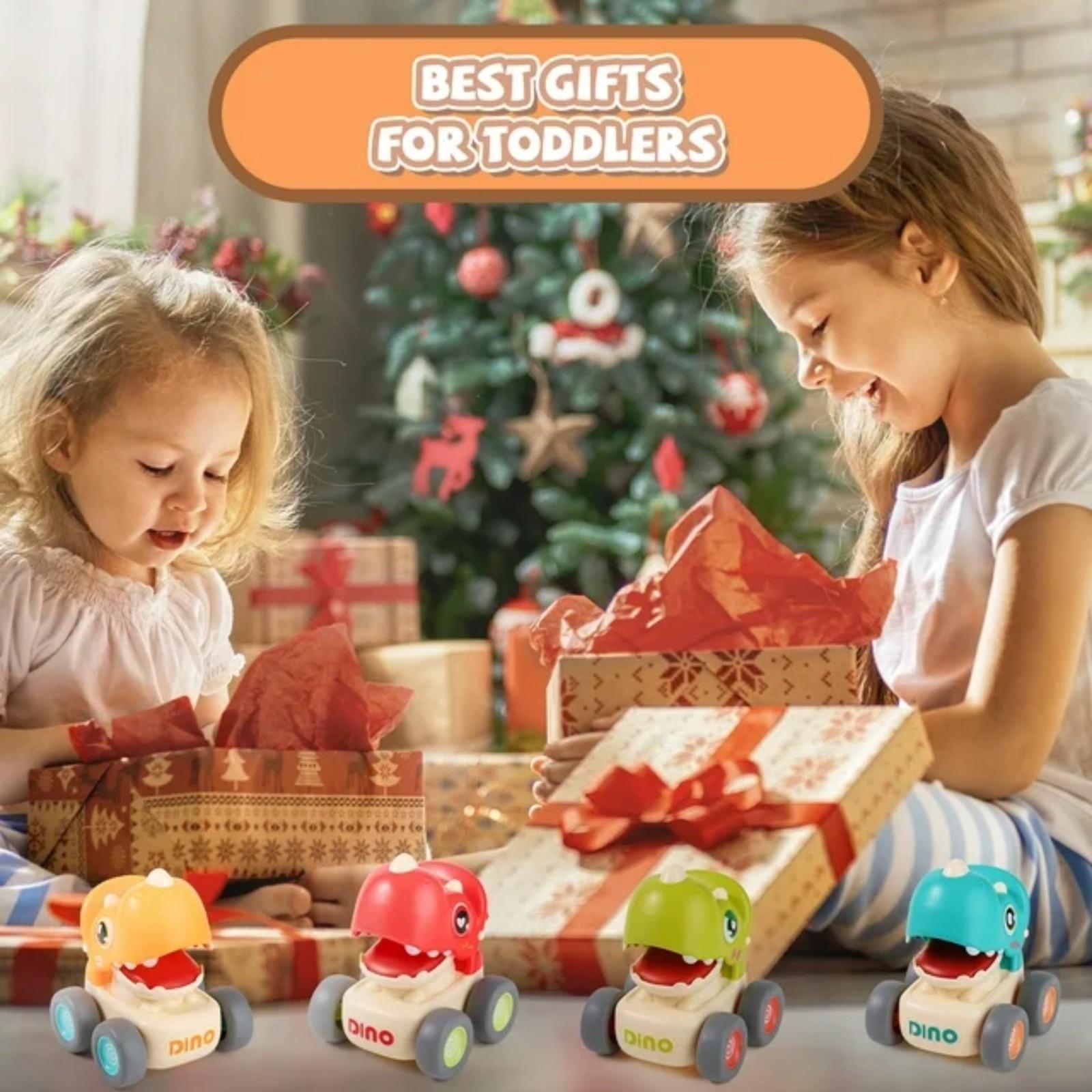 Игрушечные машинки-динозавры для малышей 1–3 лет — фото 4