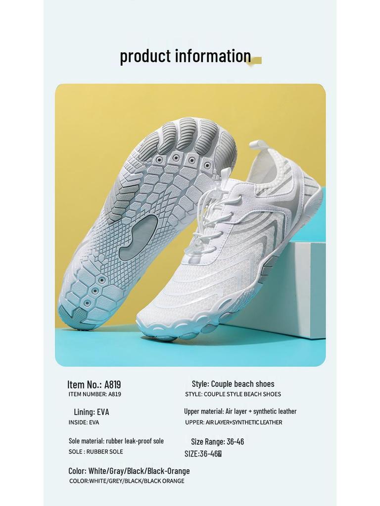 Atmungsaktive Schnelltrocknende Wasserschuhe: Rutschfeste Watschuhe, Strandschuhe & Fitnessschuhe für Paare