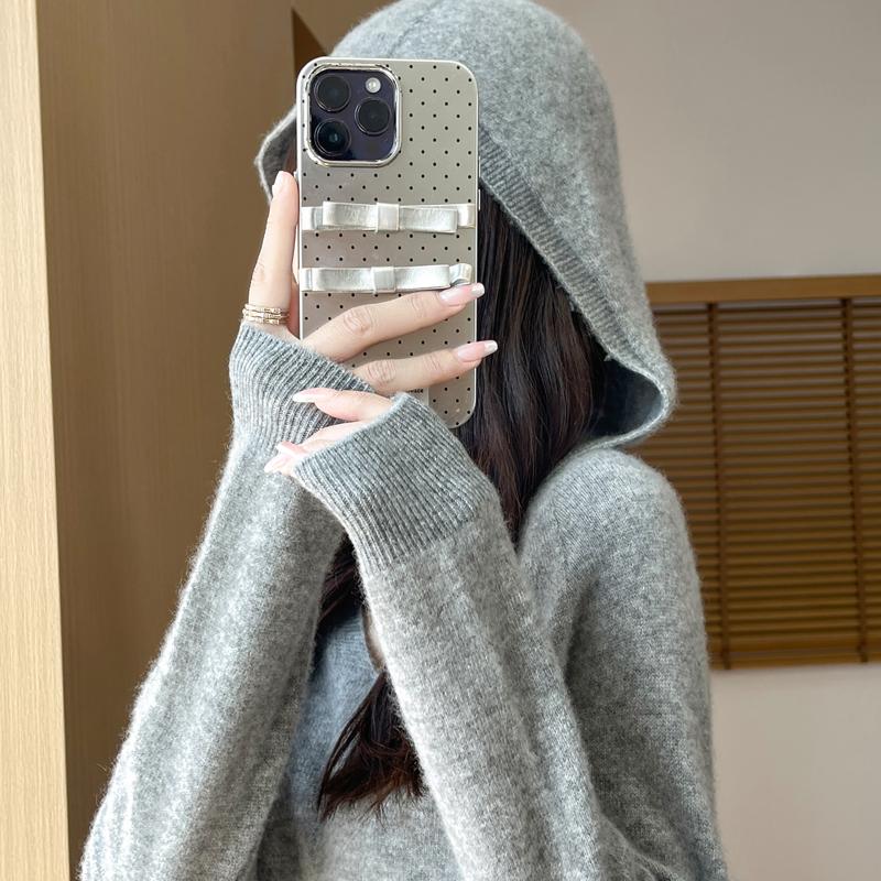 Women's Cashmere Sweater Qinghe Cashmere 30% Cashmere 70% Wool Autumn and Winter Pullover Warm and Fashionable