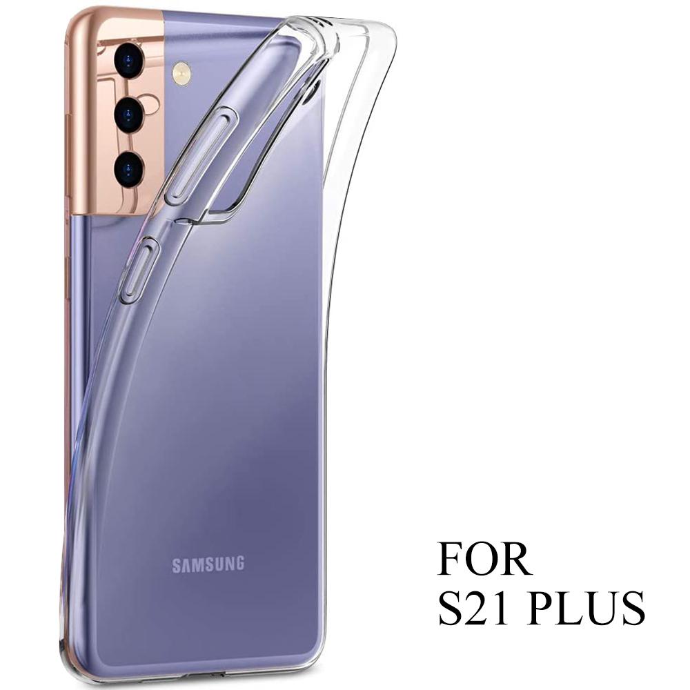 Ultra Thin Clear Silicone Case For Samsung Galaxy S23 S22 S21 S20 Ultra Plus FE Cover for Samsung Note 10 Plus 20 Ultra Funda