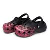 Crocs 811 Made Pink Mist Live Special Shoe Box High Street Fluid Ink Splash Hole Shoes Unisex Black Pink