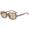 PC Square Frame Sunglasses Fashion Sun Protection for Outdoor Travel Vacation Trendy UV Blocking Lightweight & Durable