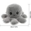 Wendbare Oktopus-Stofftiere Schwarz und Grau 20cm, Zeigen Sie Ihre Stimmung ohne ein Wort-p