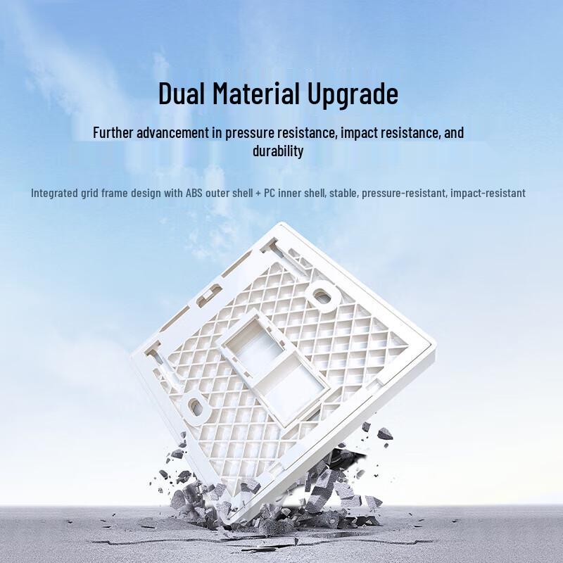 UGREEN 86-Type Ethernet Wall Plate
