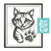 Silk Screen Printing Template Polyester Silkscreen Print Stencil for Printing on Clay Fabric Wood and Jewelry Making