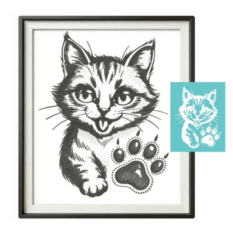 Silk Screen Printing Template Polyester Silkscreen Print Stencil for Printing on Clay Fabric Wood and Jewelry Making
