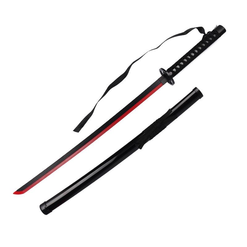 Luminous White Sword: Charging Snow White Wooden Reaper Cosplay Prop with Sheath.