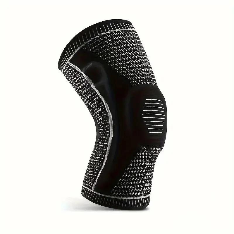 1Pcs Non-Slip Knee Support Brace With Patella Gel Pad Stabilizers For Arthritis Sports Comfort Fit Compression Sleeve