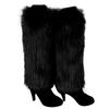 Dámské Dívčí Teplé Podkolenky z Měkké Umělé Kožešiny Návleky na Nohy Kryty na Chodidla Hřejivé na Kotníky Ponožky do Bot