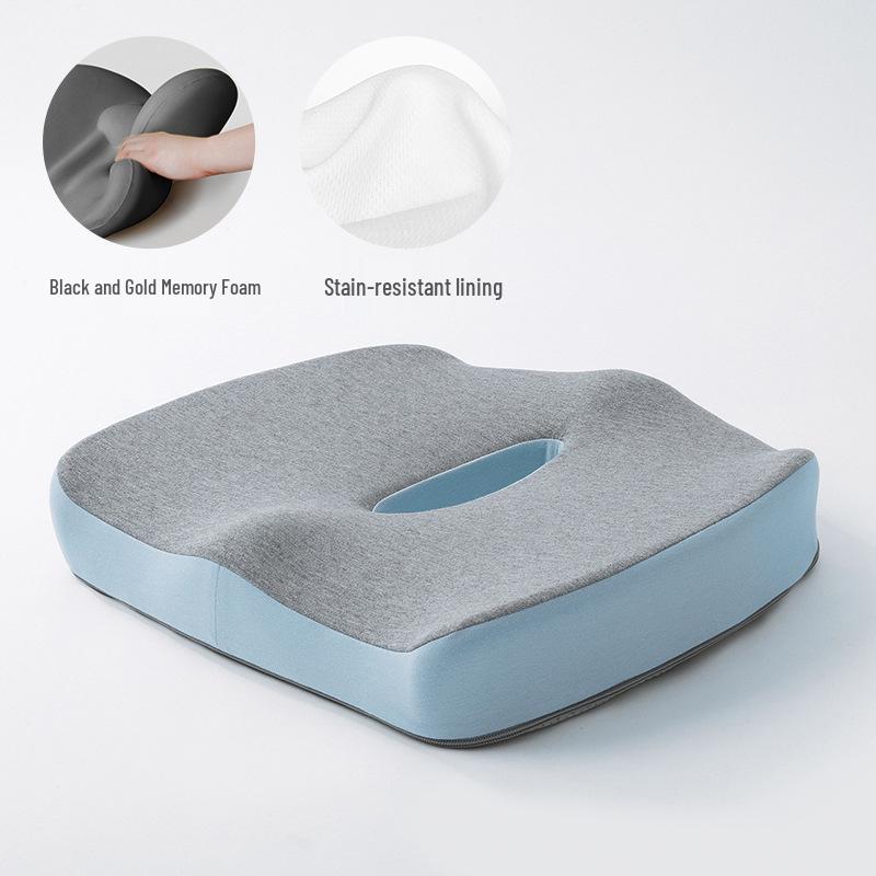 Ergonomic Memory Foam Office Chair Cushion for Lumbar Support and Long Sitting Comfort