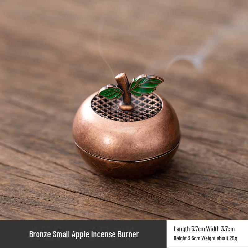 Vertical Baifu Hollow Creative Alloy Incense Burner - Office Decor